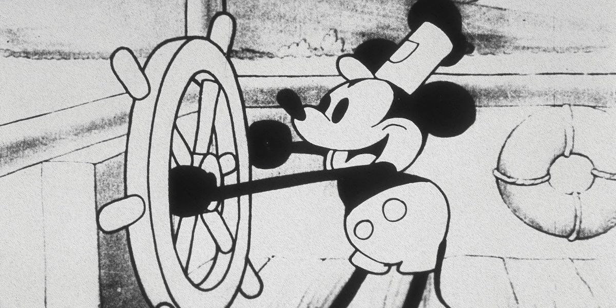 Steamboat Willie, 1928. (Disney)