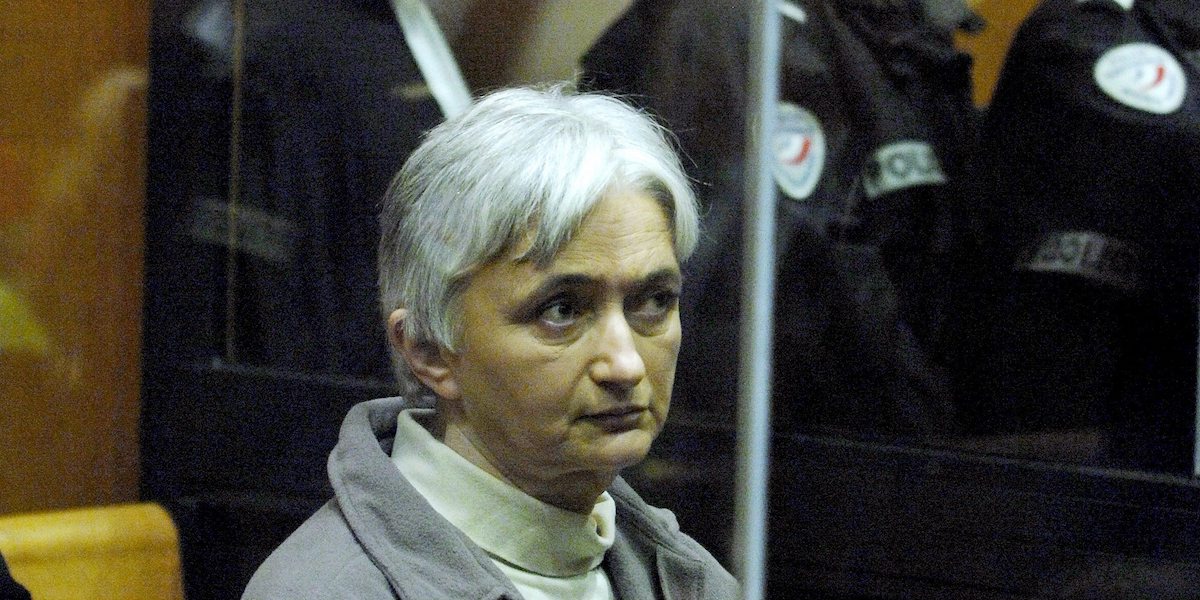 Monique Olivier in tribunale nel 2008 (EPA/YOAN VALAT)