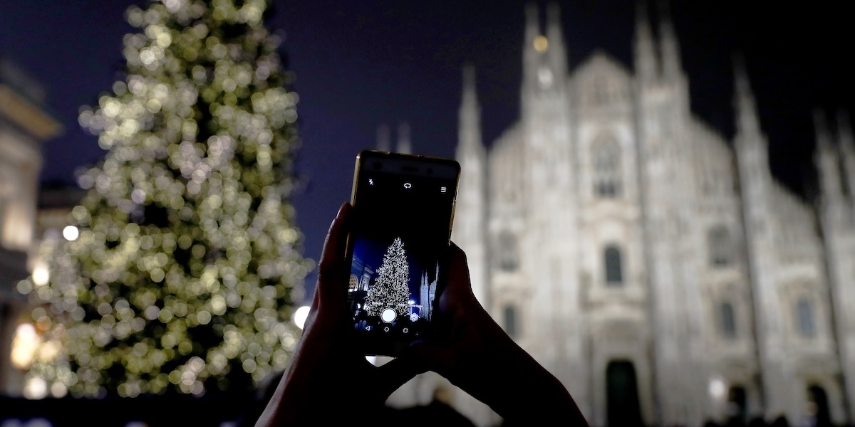 Albero di Natale Italia Duomo Milano