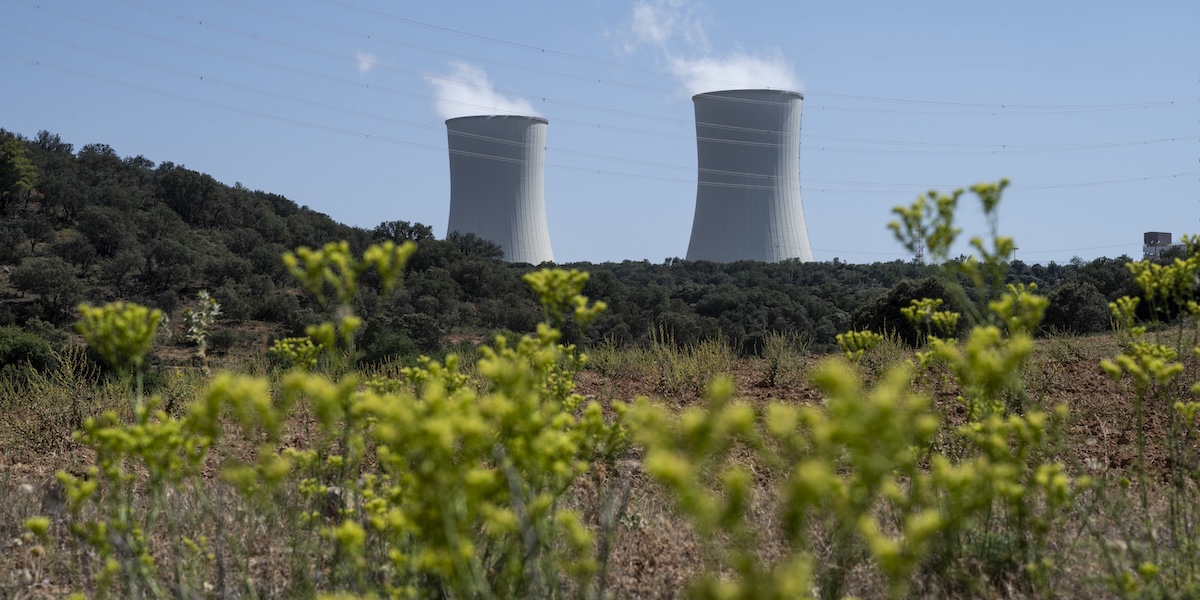 La centrale nucleare di Trillo, vicino a Guadalajara (Miguel Candela/ SOPA Images via ZUMA Press Wire, ANSA)