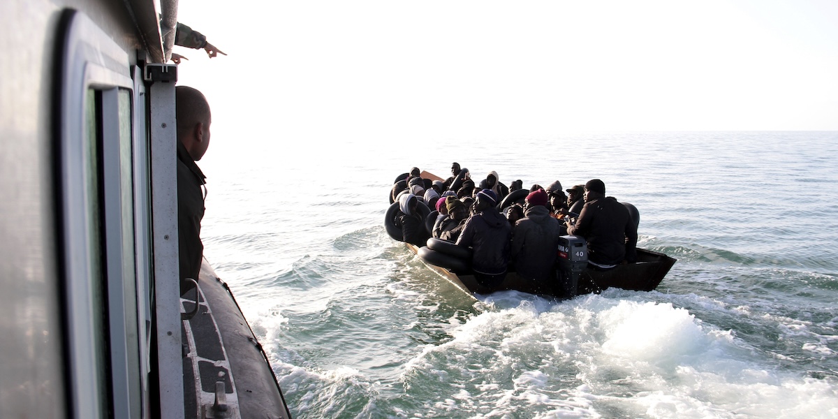 Un'imbarcazione partita da Sfax, in Tunisia, e diretta in Europa (AP Photo, File)