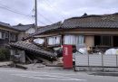 Una casa danneggiata dal terremoto a Wajima, nella provincia di Ishikawa