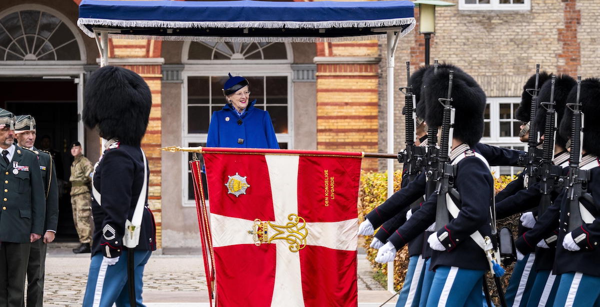 La regina Margrethe II nel novembre del 2023 (EPA/IDA MARIE ODGAARD)