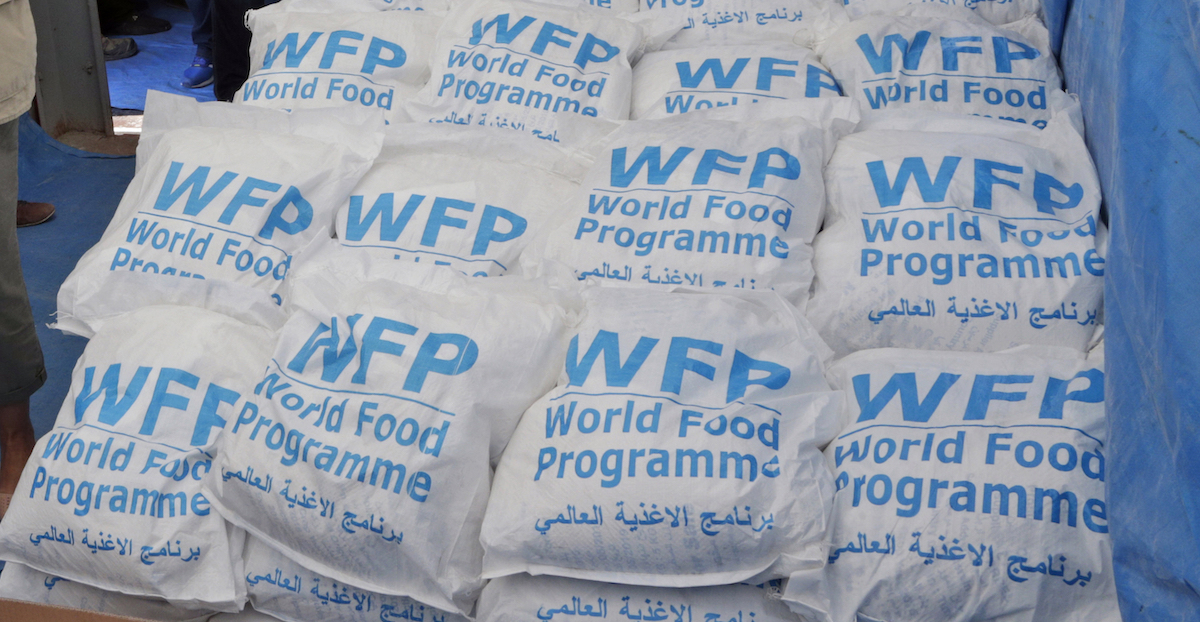 I pacchi di aiuti del Programma alimentare mondiale in Siria