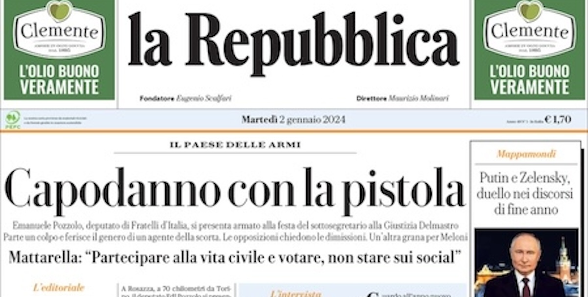 Le prime pagine di oggi