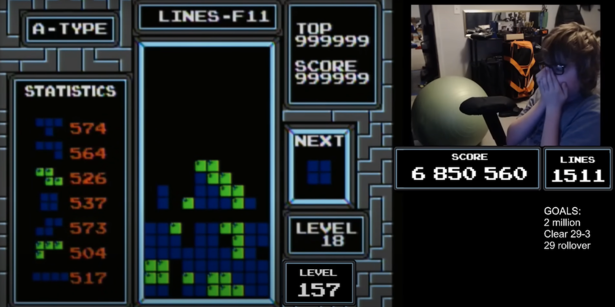 Un niño estadounidense de 13 años se ha convertido en la primera persona del mundo en terminar una partida de Tetris.