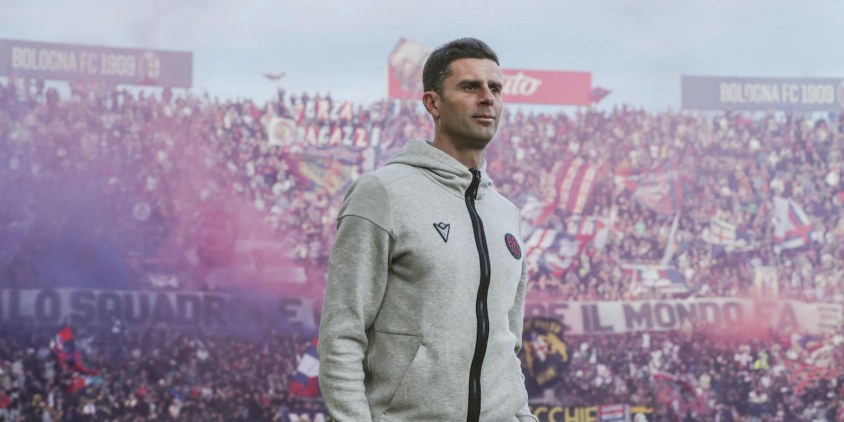 L'allenatore del Bologna Thiago Motta (ANSA /ELISABETTA BARACCHI)