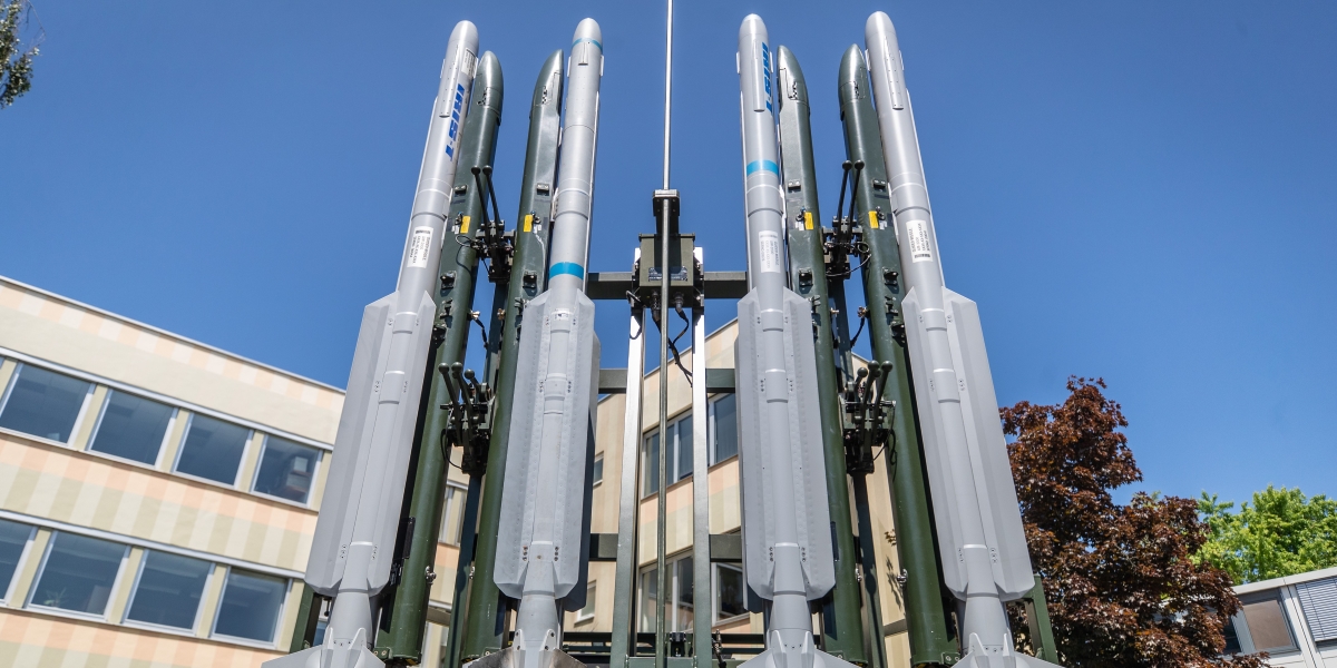 Quattro missili IRIS-T (Christoph Schmidt/dpa)