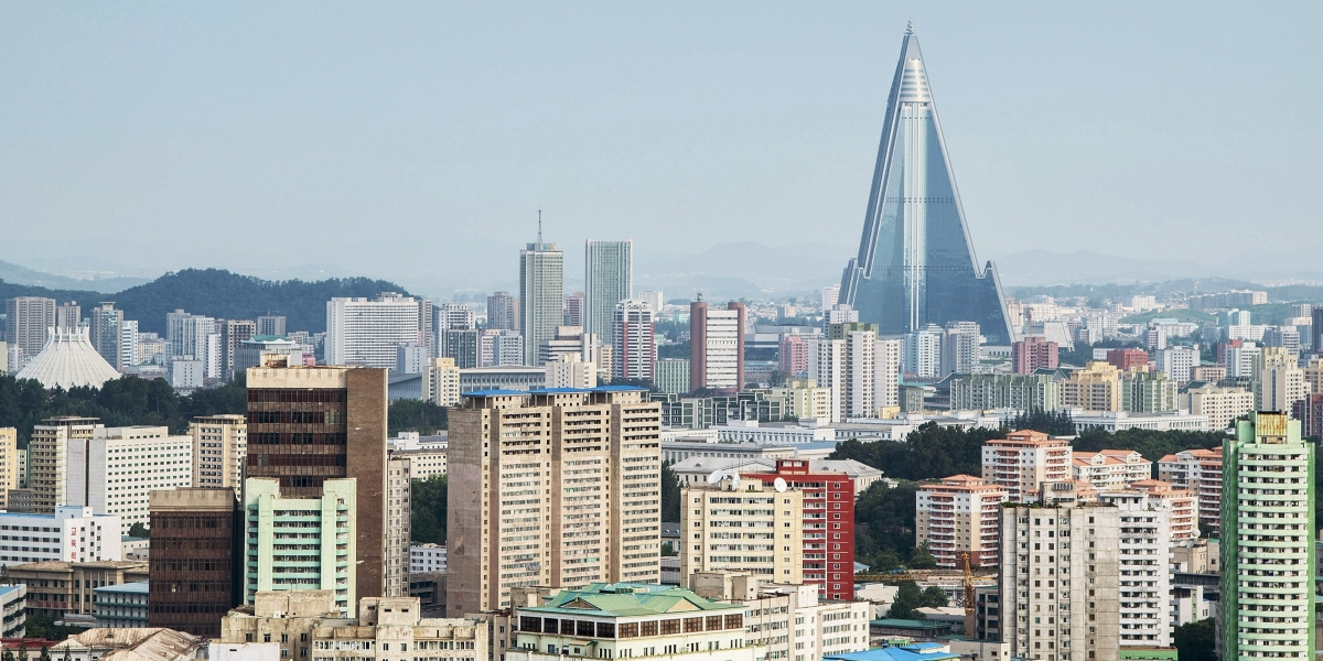 Pyongyang, capitale della Corea del Nord (Xiaolu Chu/Getty Images)