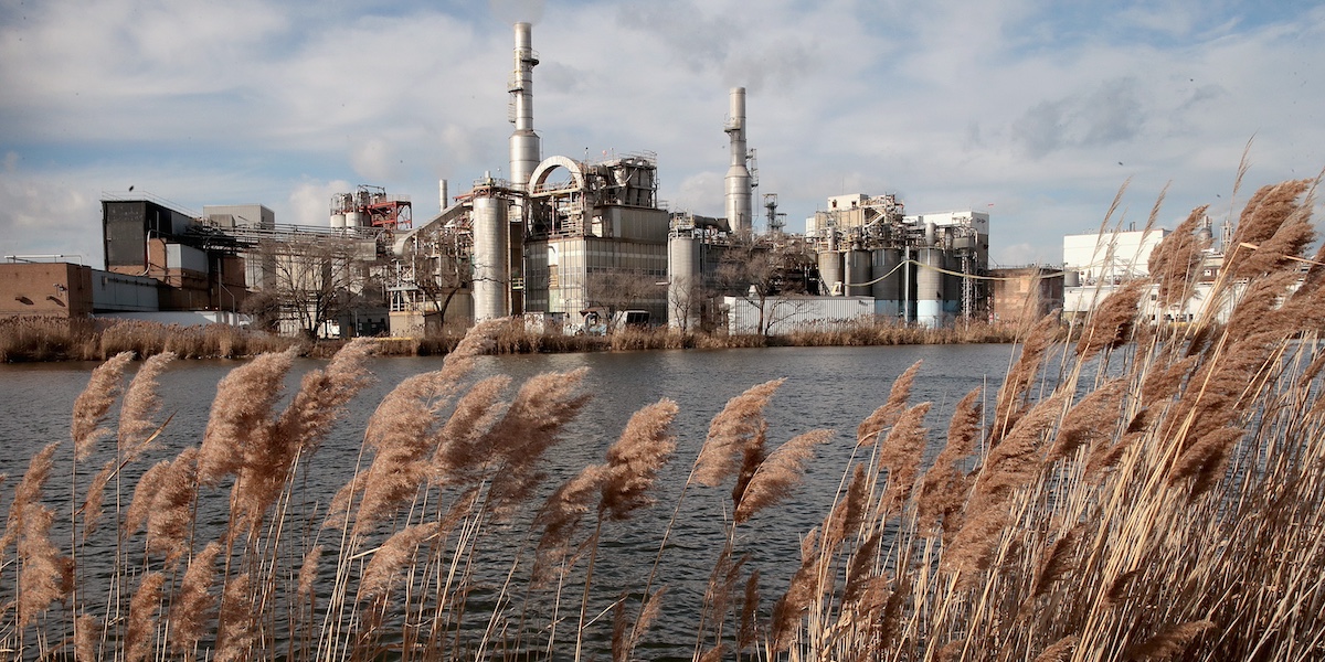 Impianti industriali a Hammond, in Indiana (Scott Olson/Getty Images)