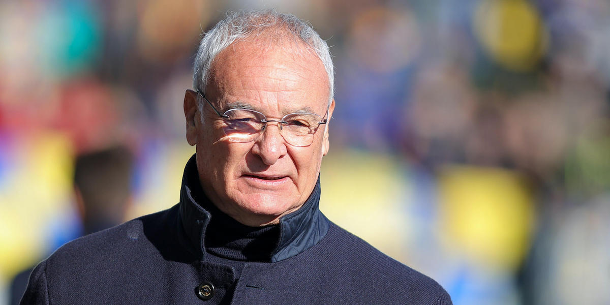 L'allenatore del Cagliari, Claudio Ranieri