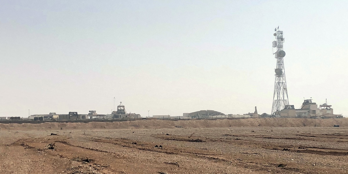 Una base militare statunitense in Siria, nel 2018