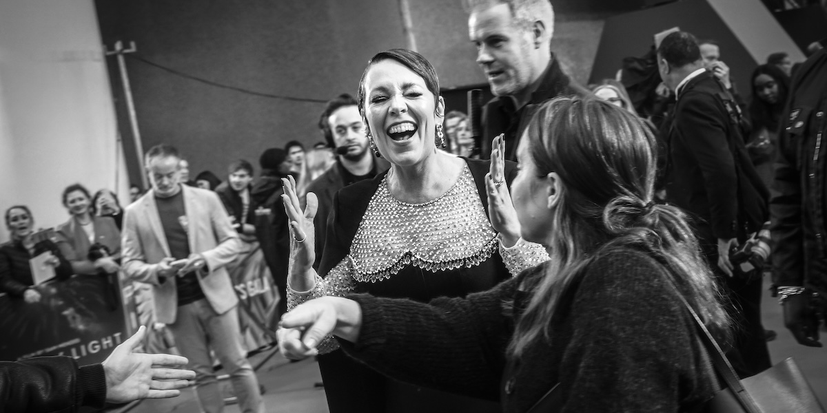 Olivia Colman alla prima di Empire of Light al London Film Festival, Londra, 12 ottobre 2022
(Gareth Cattermole/Getty Images)