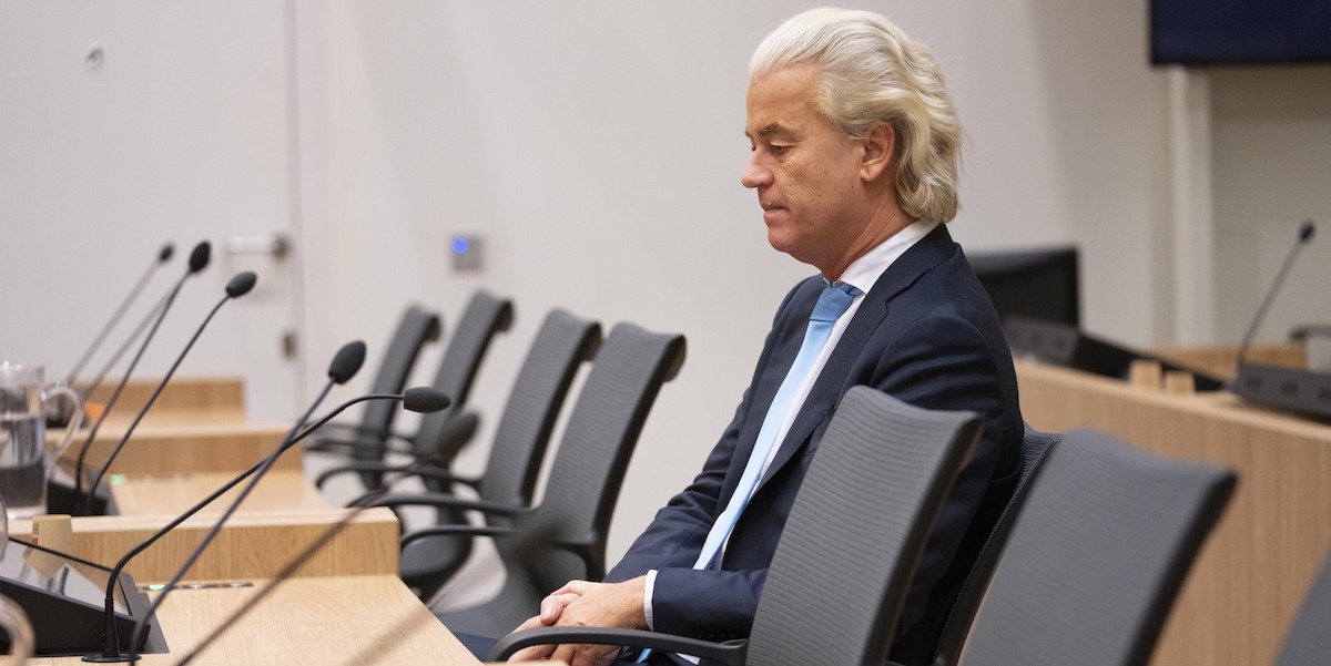 Geert Wilders, 11 settembre 2023 (AP Photo/Peter Dejong)