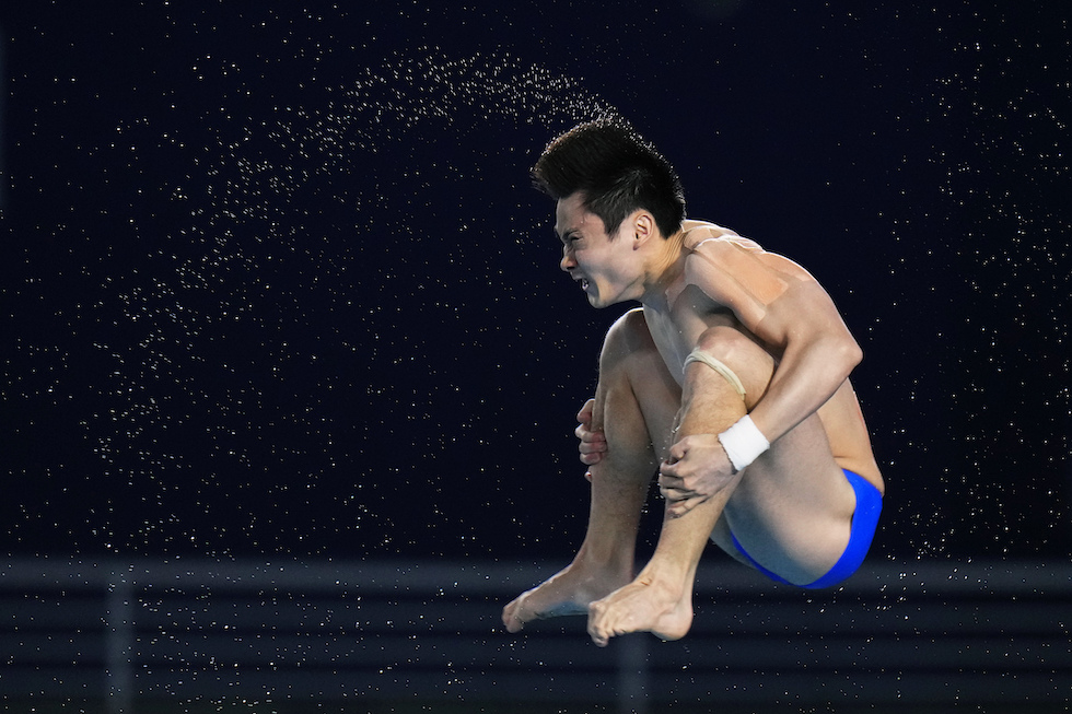 Cao Yuan, dalla Cina, alla semifinale maschile di tuffi dalla piattaforma 10 metri ai Campionati mondiali di sport acquatici