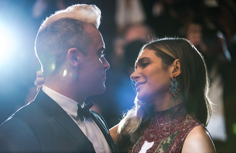 Robbie Williams e Ayda Field alla prima di La foresta dei sogni al festival di Cannes del 2015