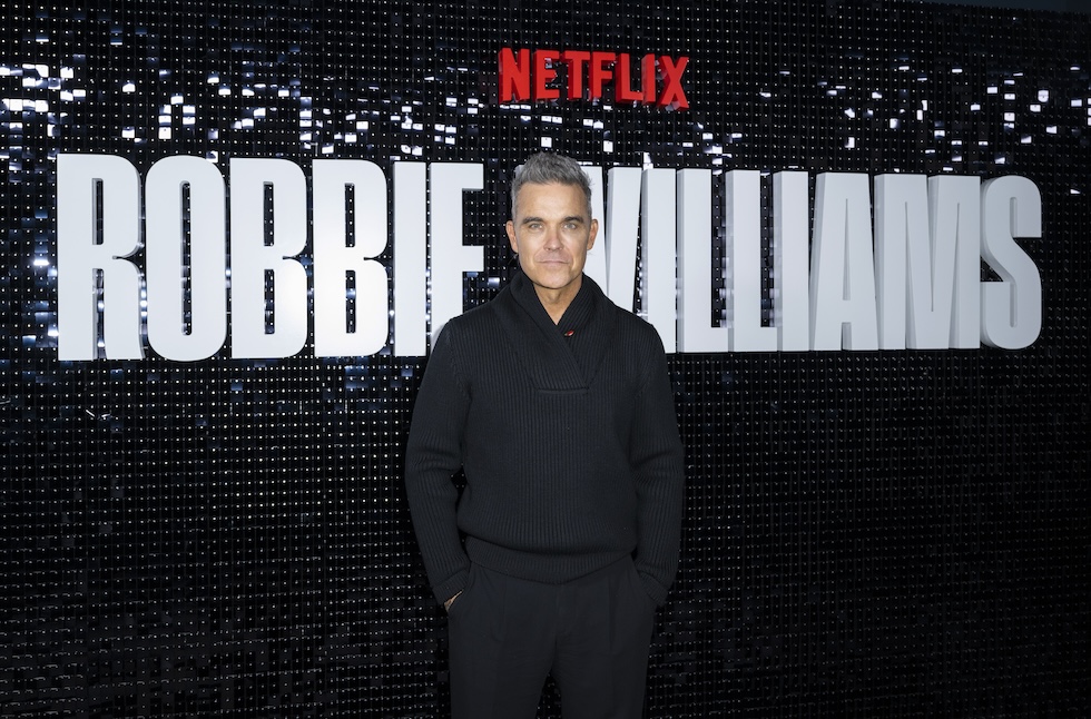 Robbie Williams alla prima del suo documentario a Londra, 1 novembre 2023