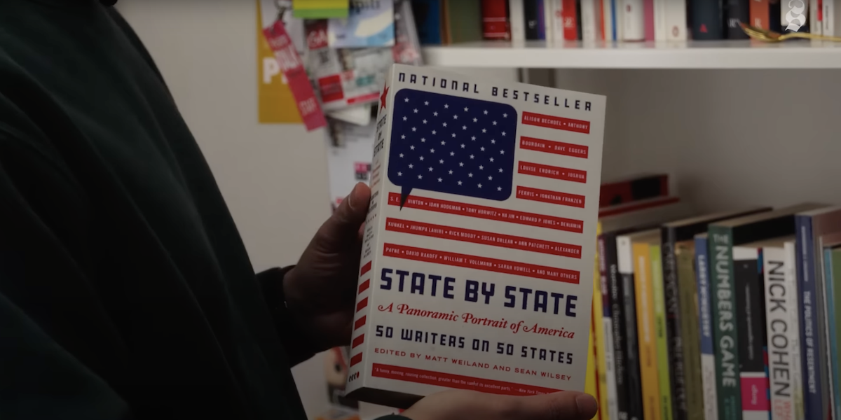 La copertina del libro "State by State"