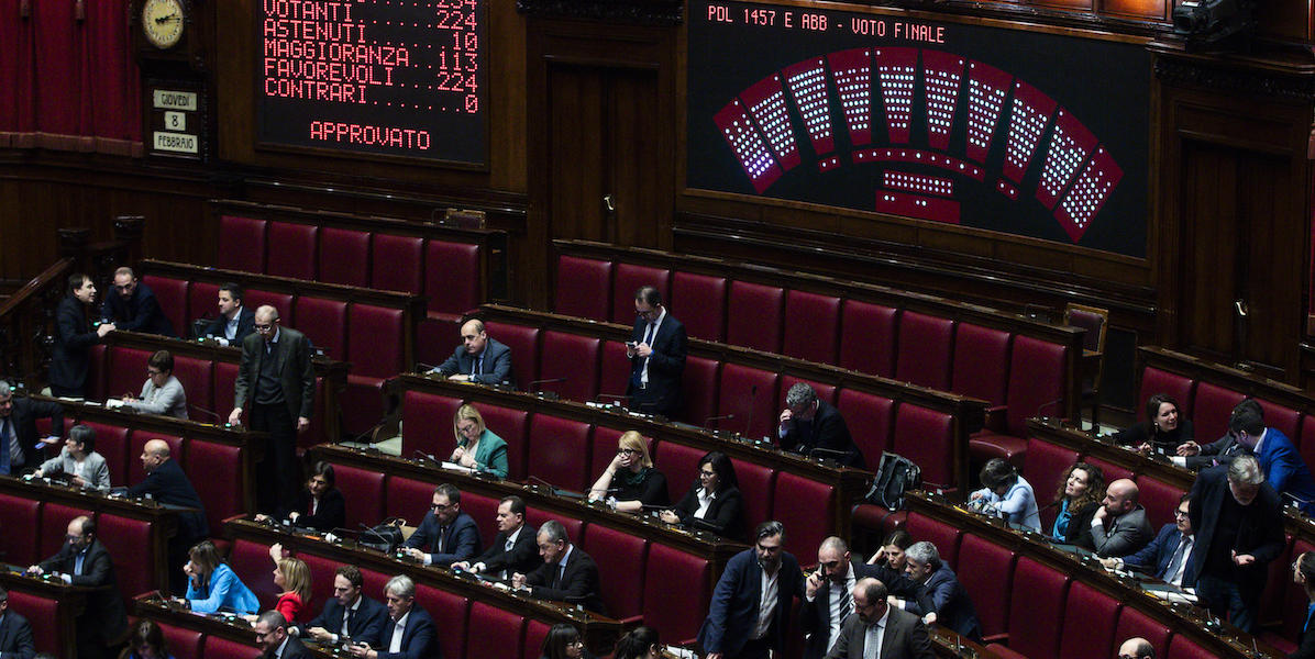 Lunedì 19 febbraio l'aula della Camera voterà il decreto Milleproroghe (ANGELO CARCONI/ANSA)