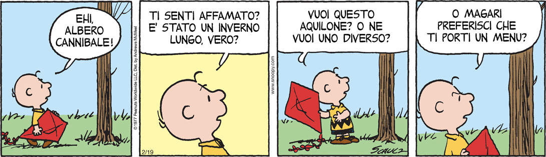 Peanuts 2024 febbraio 19