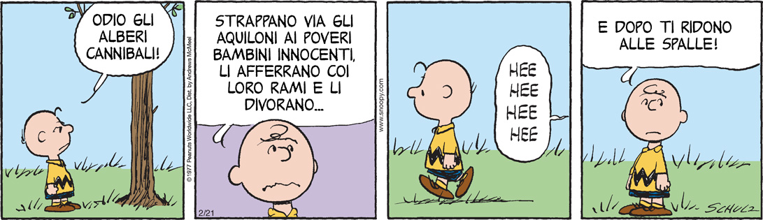 Peanuts 2024 febbraio 21