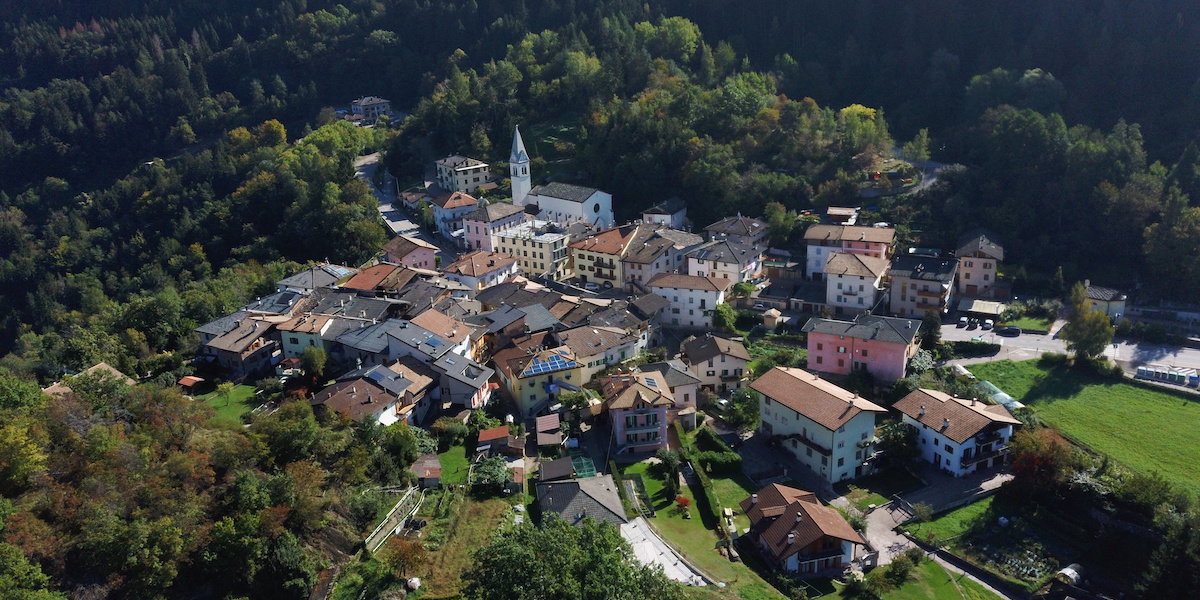 La frazione di Lona nel comune di Lona Lases