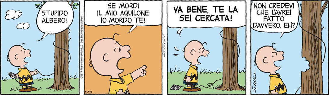 Peanuts 2024 febbraio 23