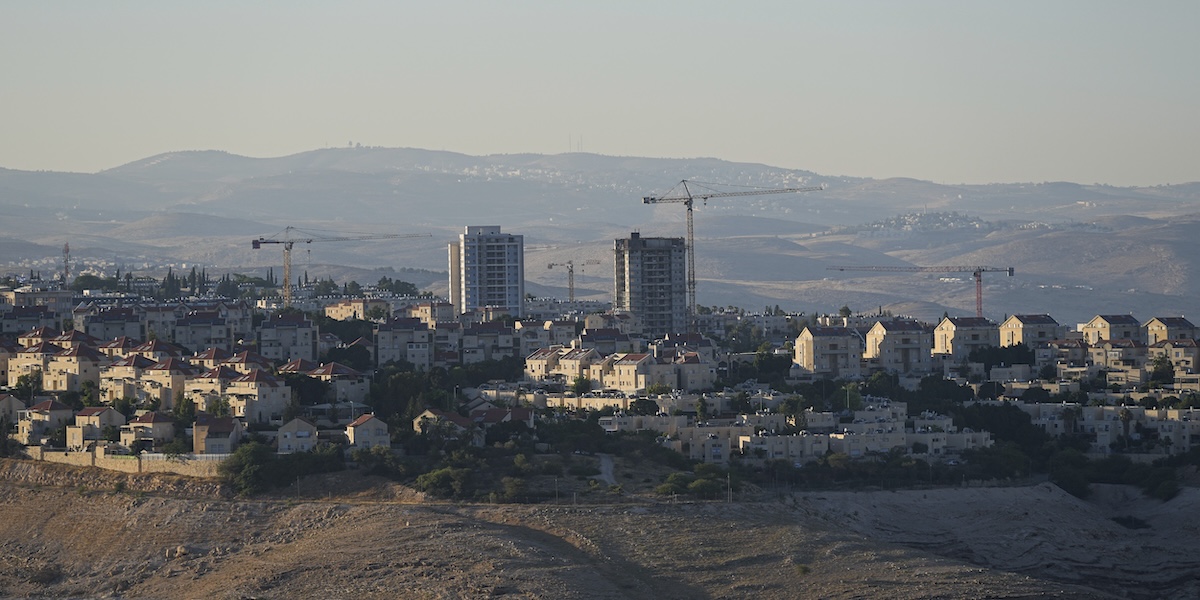 Un insediamento israeliano in Cisgiordania