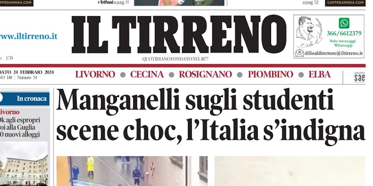 Le prime pagine di oggi