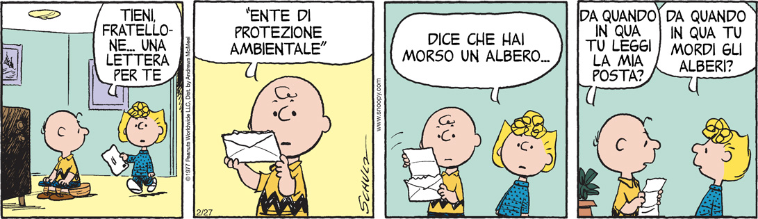 Peanuts 2024 febbraio 27