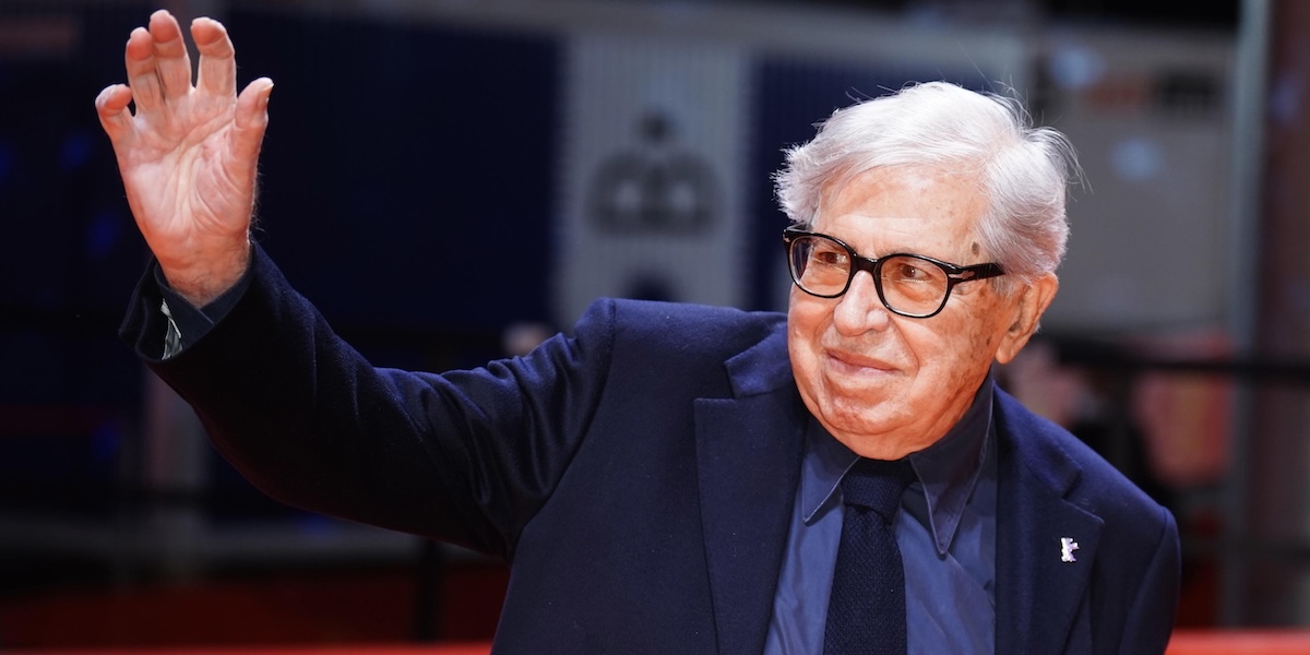 Paolo Taviani al festival di Berlino nel 2022 (EPA/CLEMENS BILAN)