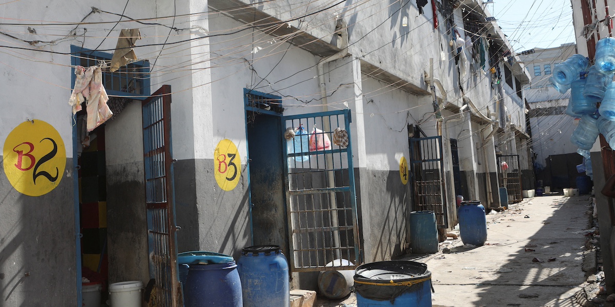 Un'area della prigione di Port-au-Prince completamente vuota dopo l'evasione di domenica (REUTERS/Ralph Tedy Erol)