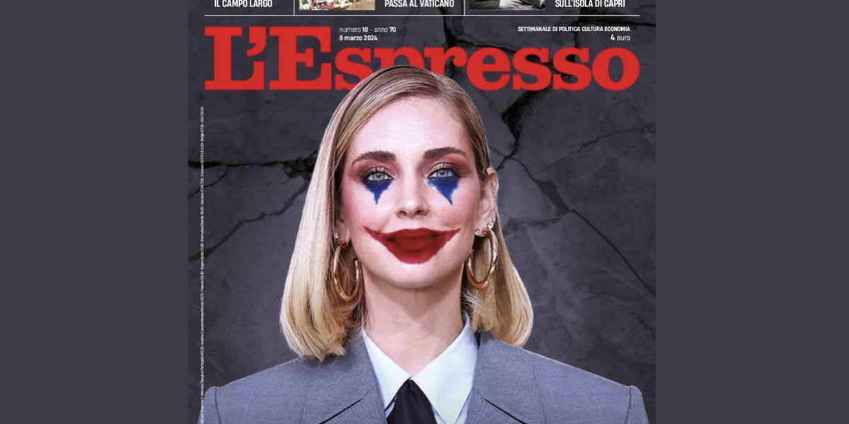 La copertina dell'Espresso dell'8 marzo