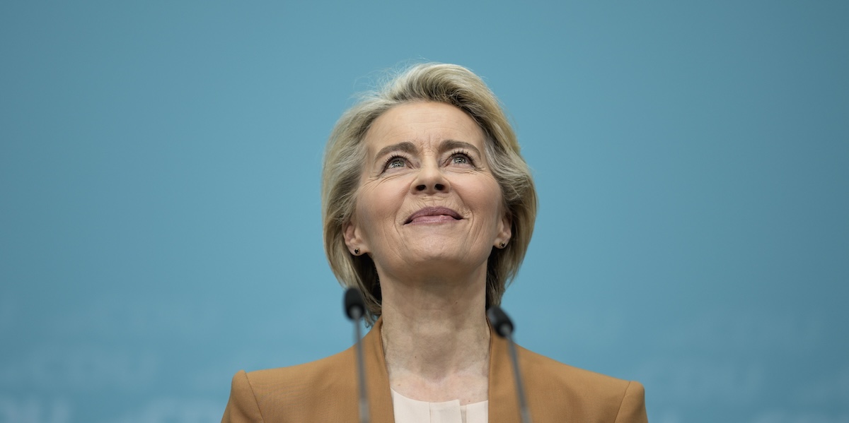 La presidente della Commissione Europea Ursula von der Leyen