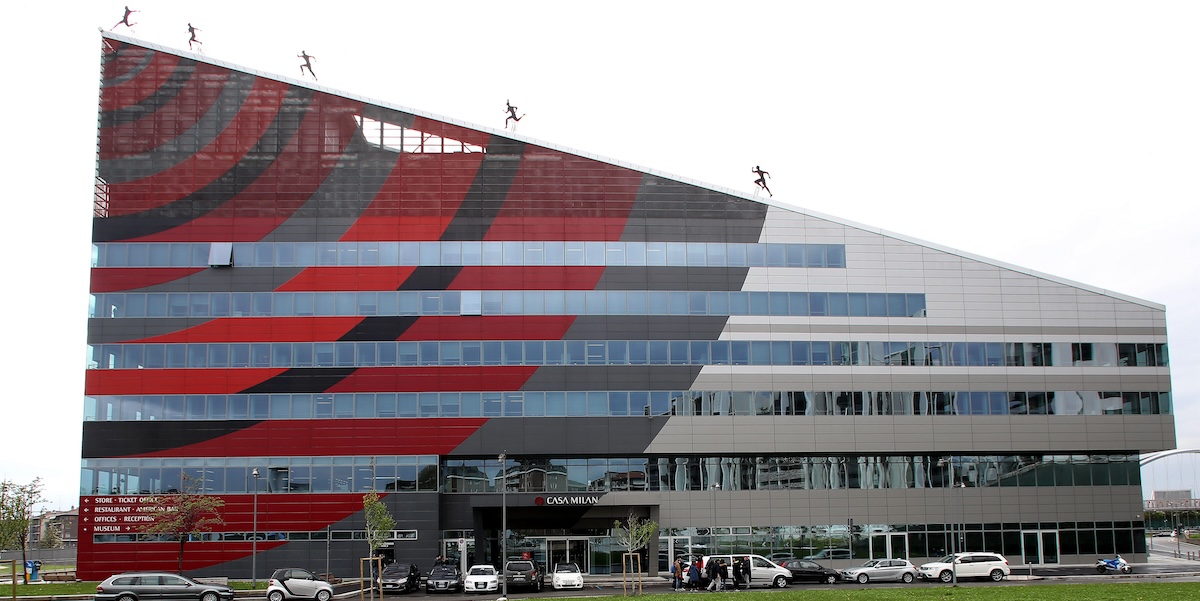 La sede del Milan a Milano (Jonathan Moscrop/CSM via ZUMA Wire)