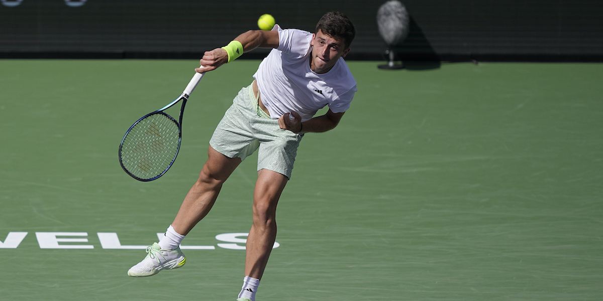 Il tennista italiano Luca Nardi è stato eliminato dal torneo di Indian Wells