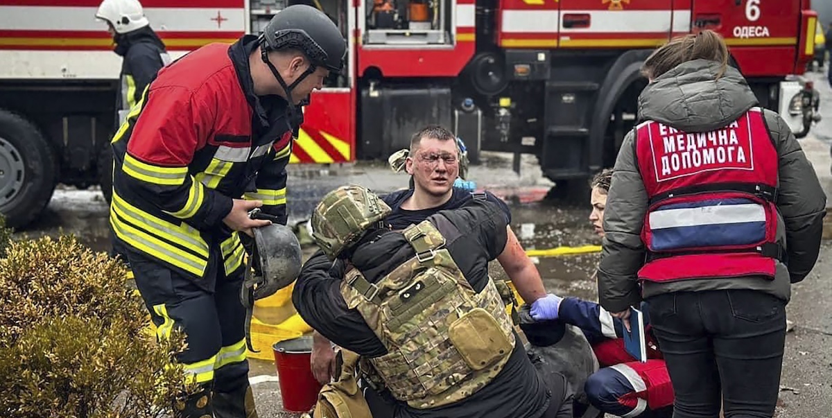 (Ukrainian Emergency Service via AP)