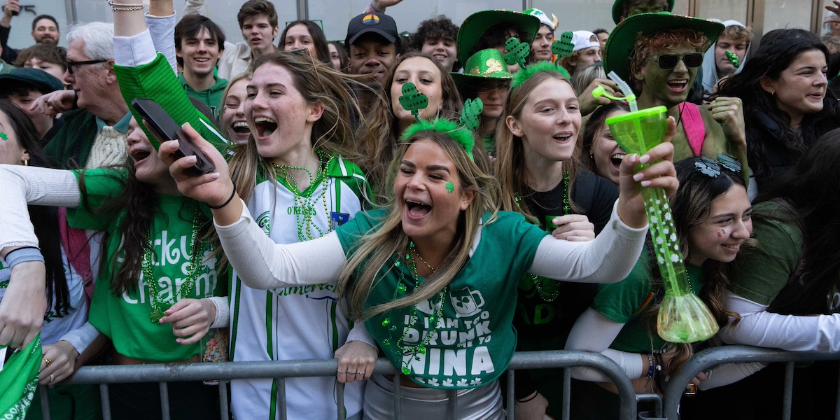 Le foto delle parate per la festa di San Patrizio