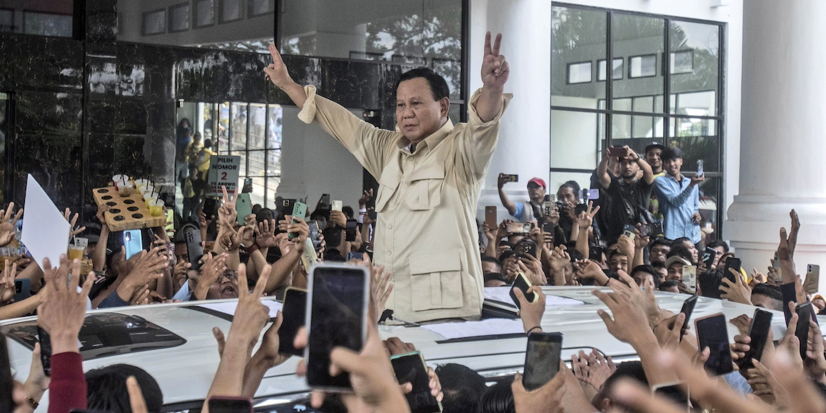 L’ex generale Prabowo Subianto ha vinto le presidenziali in Indonesia, ufficialmente