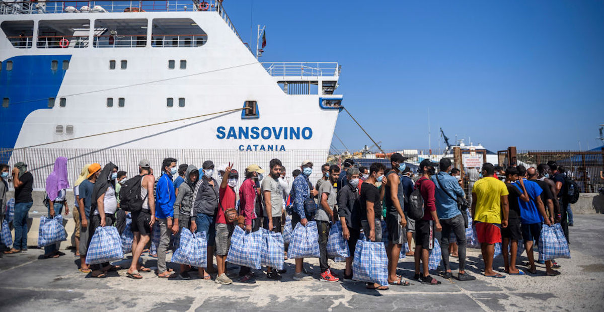 Migranti sbarcati a Lampedusa