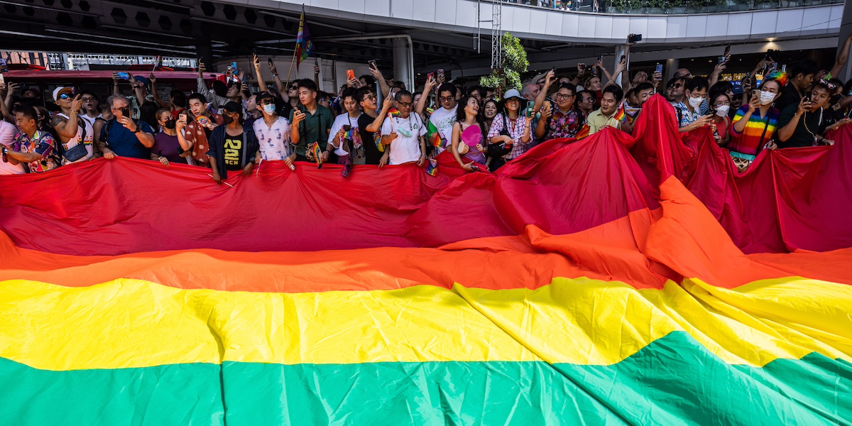 Il Pride del 2023 a Bangkok (Lauren DeCicca/Getty Images)