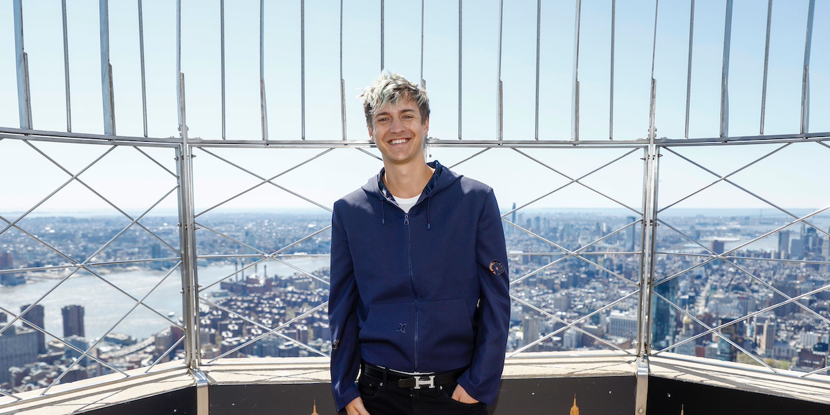 Tyler Blevins, conosciuto online come Ninja (John Lamparski/Getty Images for Empire State Realty Trust)