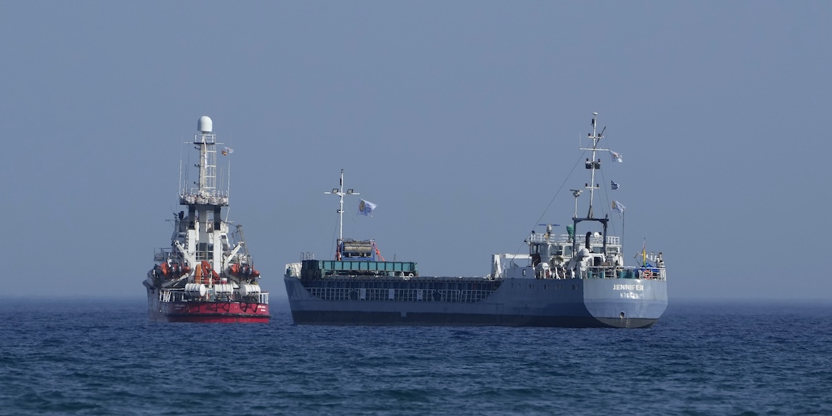 Due delle tre navi dirette verso la Striscia di Gaza