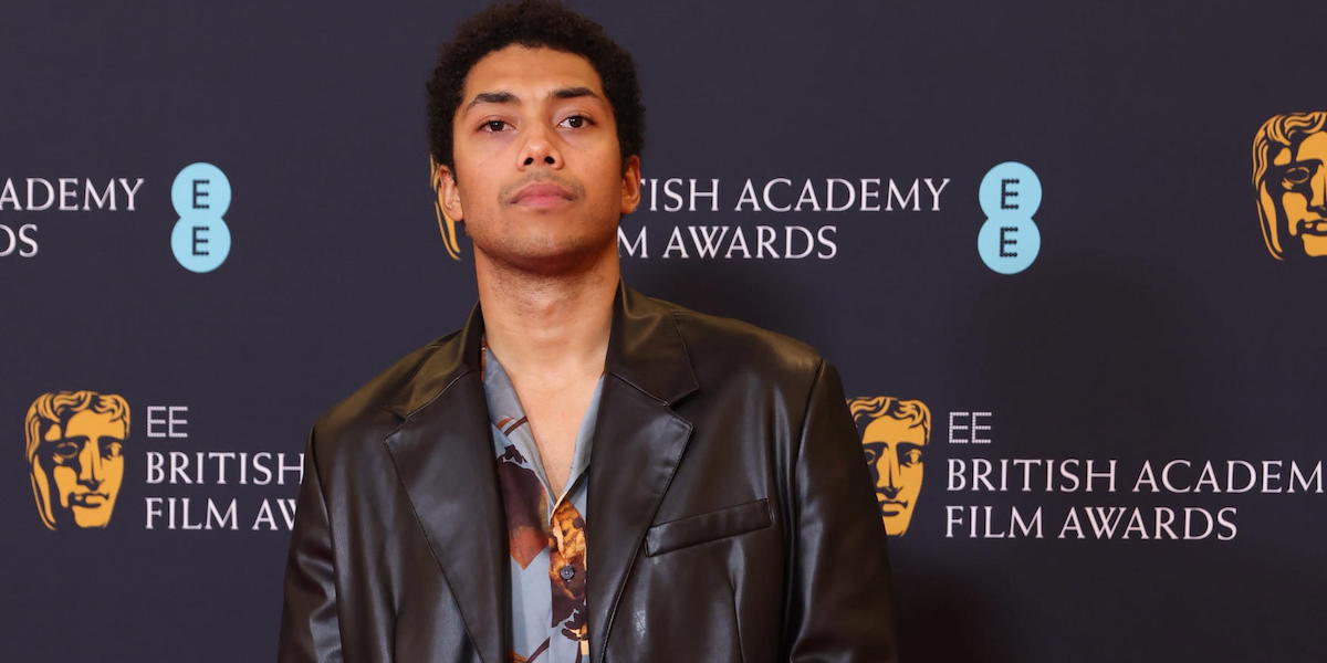 Chance Perdomo ai BAFTA, marzo 2022 (EPA/VICKIE FLORES)