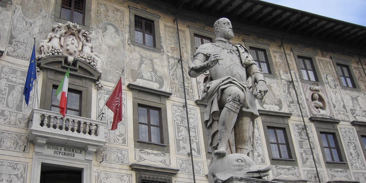 Dettaglio di un edificio della Normale