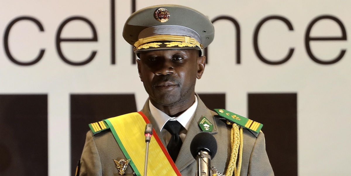 Il colonnello Assimi Goïta, presidente della giunta militare che governa il Mali