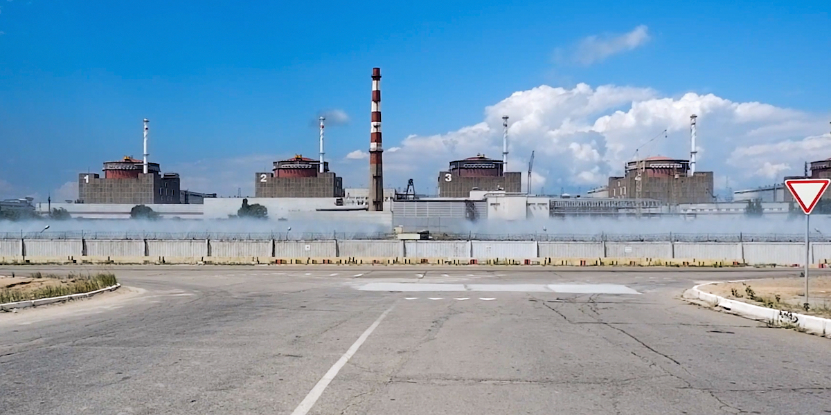 La centrale nucleare di Zaporizhzhia (Russian Defense Ministry Press Service via AP, File)