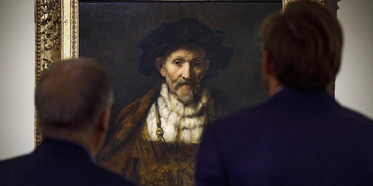 Rembrandt, "Ritratto di un vecchio", 1651 (John Phillips/Getty Images for Sotheby's)