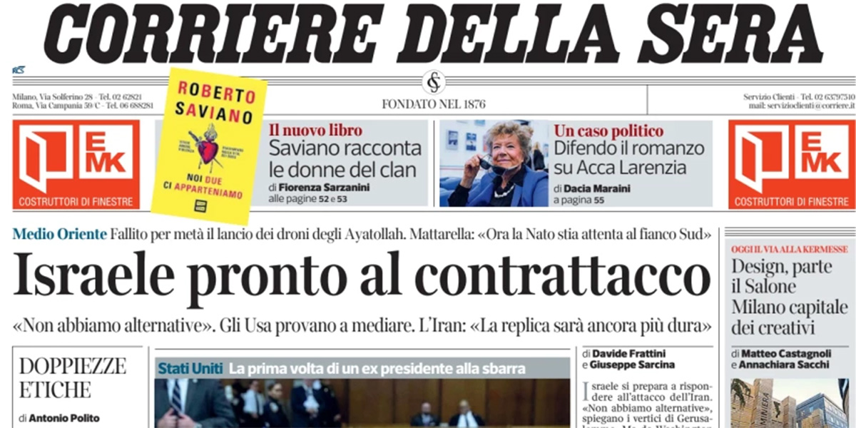 Le prime pagine di oggi
