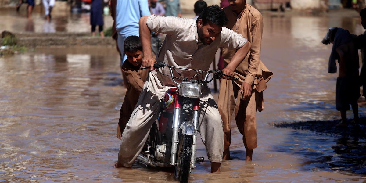 In Pakistan, heavy rains have caused dozens of deaths